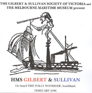 HMS Gilbert & Sullivan 2006 CD cover