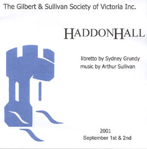 Haddon Hall 2001 CD cover