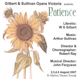 Patience 2007 CD cover