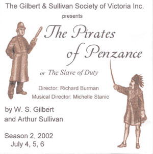 The Pirates of Penzance 2002 CD cover