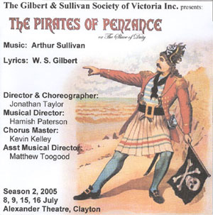 The Pirates of Penzance 2005 CD cover