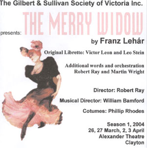 The Merry Widow 2004 CD cover